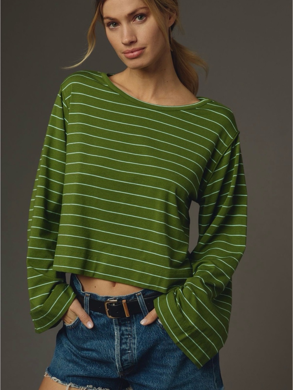 NWT Anthropologie East West Long Sleeve Top